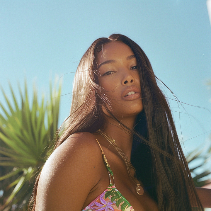 Ariana - dark brown straight lace front wig